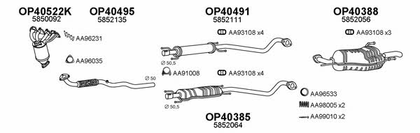  400502 Exhaust system 400502