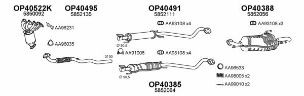 Veneporte 400502 Exhaust system 400502