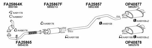  400507 Exhaust system 400507