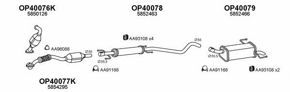  400513 Exhaust system 400513