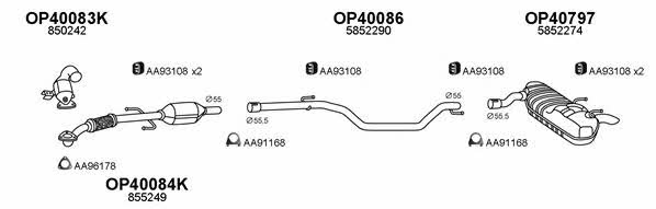  400515 Exhaust system 400515
