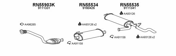  400520 Exhaust system 400520