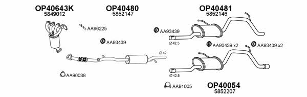  400522 Exhaust system 400522