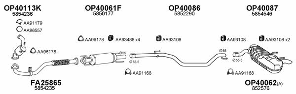  400529 Exhaust system 400529