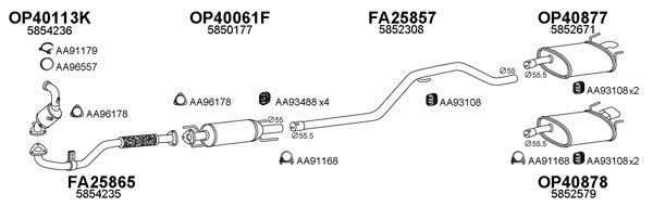  400531 Exhaust system 400531