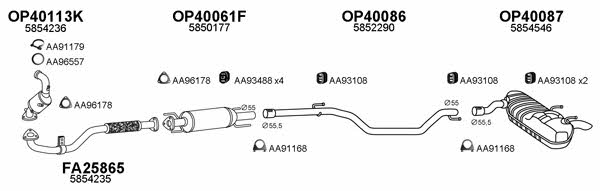  400533 Exhaust system 400533
