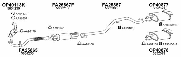 Veneporte 400537 Exhaust system 400537