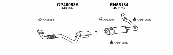  400560 Exhaust system 400560