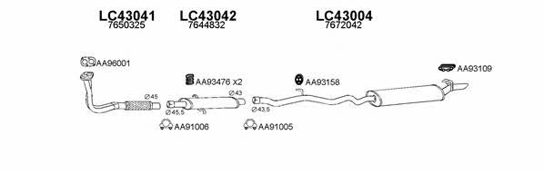 Veneporte 430001 Exhaust system 430001