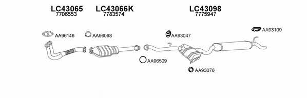  430006 Exhaust system 430006