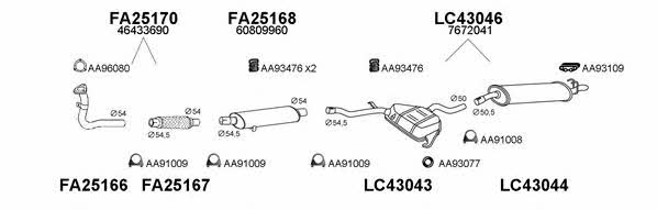  430011 Exhaust system 430011