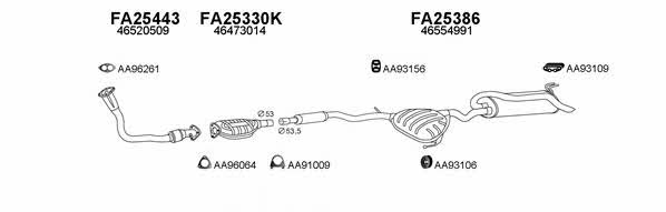  430018 Exhaust system 430018