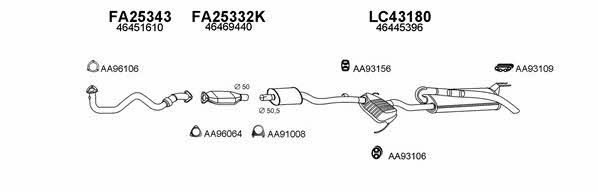  430023 Exhaust system 430023