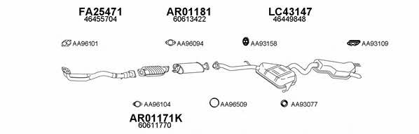  430024 Exhaust system 430024