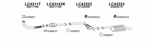  430029 Exhaust system 430029