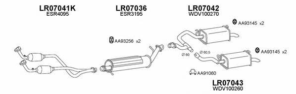  070019 Exhaust system 070019