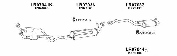  070020 Exhaust system 070020