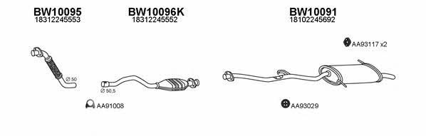  100014 Exhaust system 100014