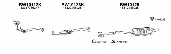  100026 Exhaust system 100026