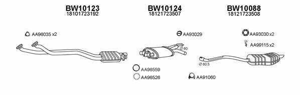  100042 Exhaust system 100042