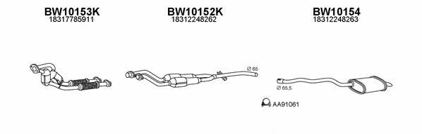  100044 Exhaust system 100044