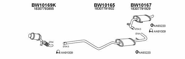 Veneporte 100046 Exhaust system 100046