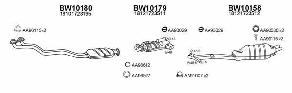  100057 Exhaust system 100057