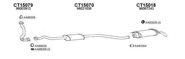  150010 Exhaust system 150010