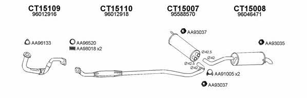  150021 Exhaust system 150021