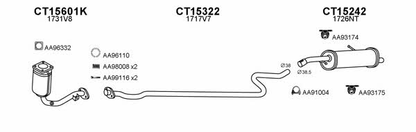  150029 Exhaust system 150029