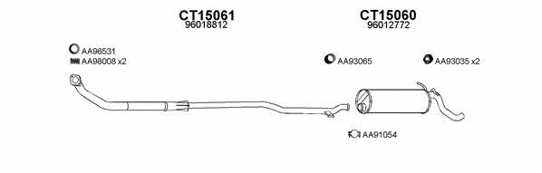  150051 Exhaust system 150051