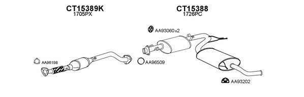  150076 Exhaust system 150076