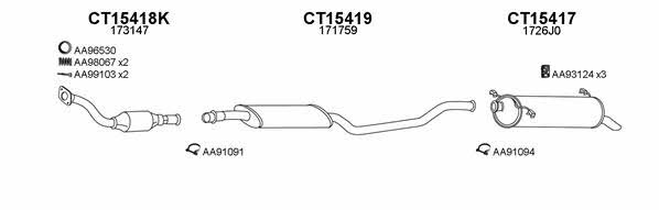  150109 Exhaust system 150109