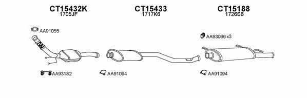  150145 Exhaust system 150145
