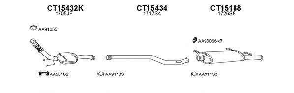  150146 Exhaust system 150146