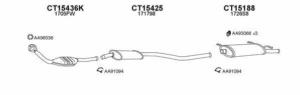  150148 Exhaust system 150148