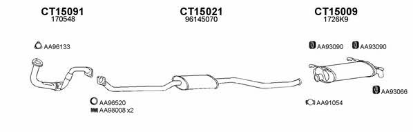  150154 Exhaust system 150154