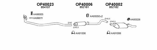  400083 Exhaust system 400083