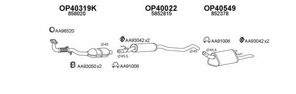  400106 Exhaust system 400106