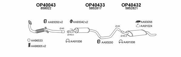  400109 Exhaust system 400109