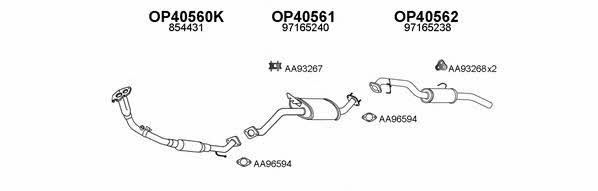  400116 Exhaust system 400116