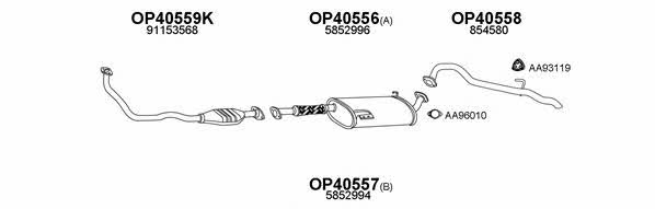  400117 Exhaust system 400117