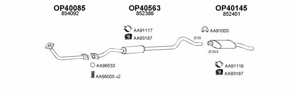 Veneporte 400121 Exhaust system 400121