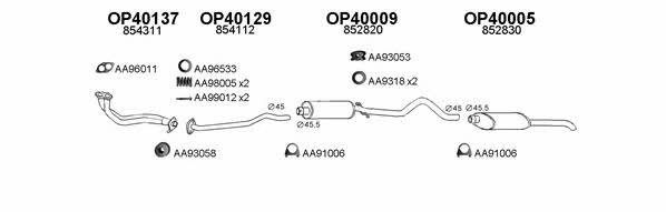  400138 Exhaust system 400138