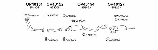  400141 Exhaust system 400141