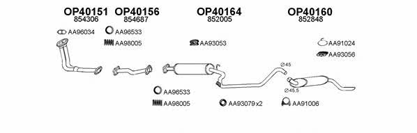 Veneporte 400147 Exhaust system 400147