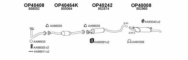  400157 Exhaust system 400157