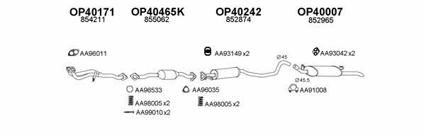  400159 Exhaust system 400159