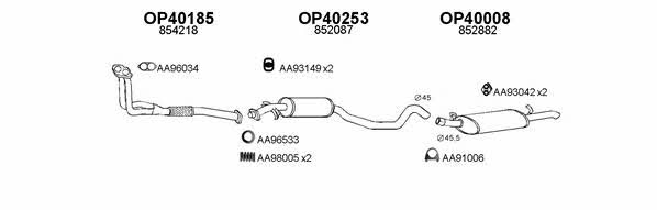  400160 Exhaust system 400160