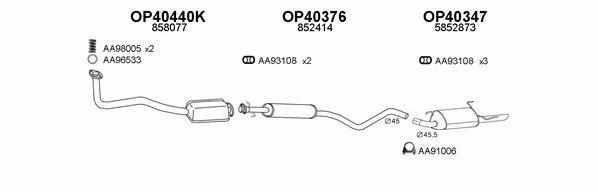  400169 Exhaust system 400169